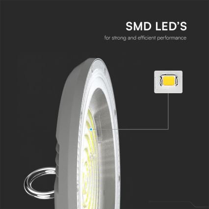 LED Tööstuslik valgusti High Bay LED/100W/230V 3000/4000/6500K IP65 ø 23,5 cm