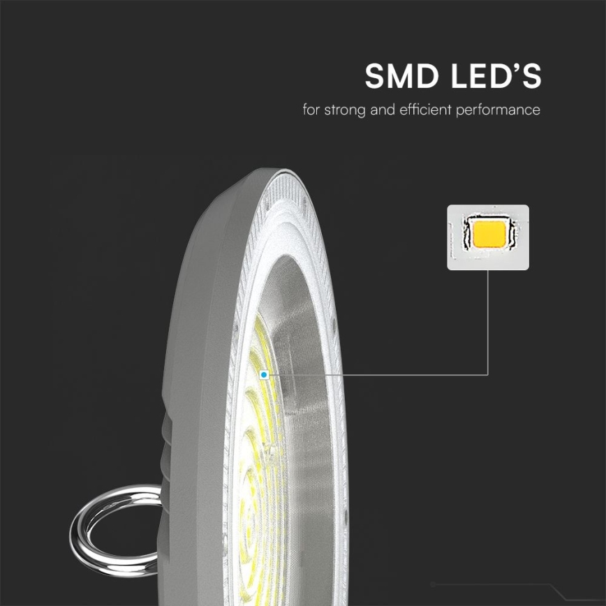 LED Tööstuslik valgusti High Bay LED/100W/230V 3000/4000/6500K IP65 ø 23,5 cm