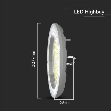 LED Tööstuslik valgusti High Bay LED/150W/230V 3000/4000/6500K IP65 ø 27,7 cm