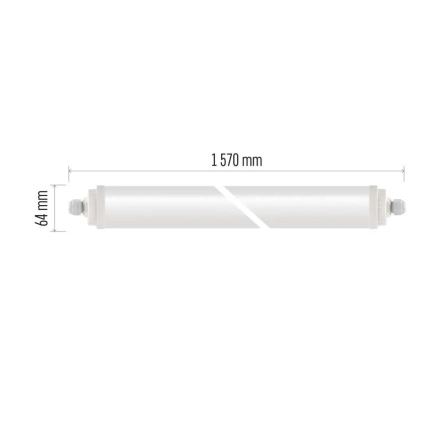 LED Tööstuslik valgusti LED/51W/230V IP65 4000K 157 cm