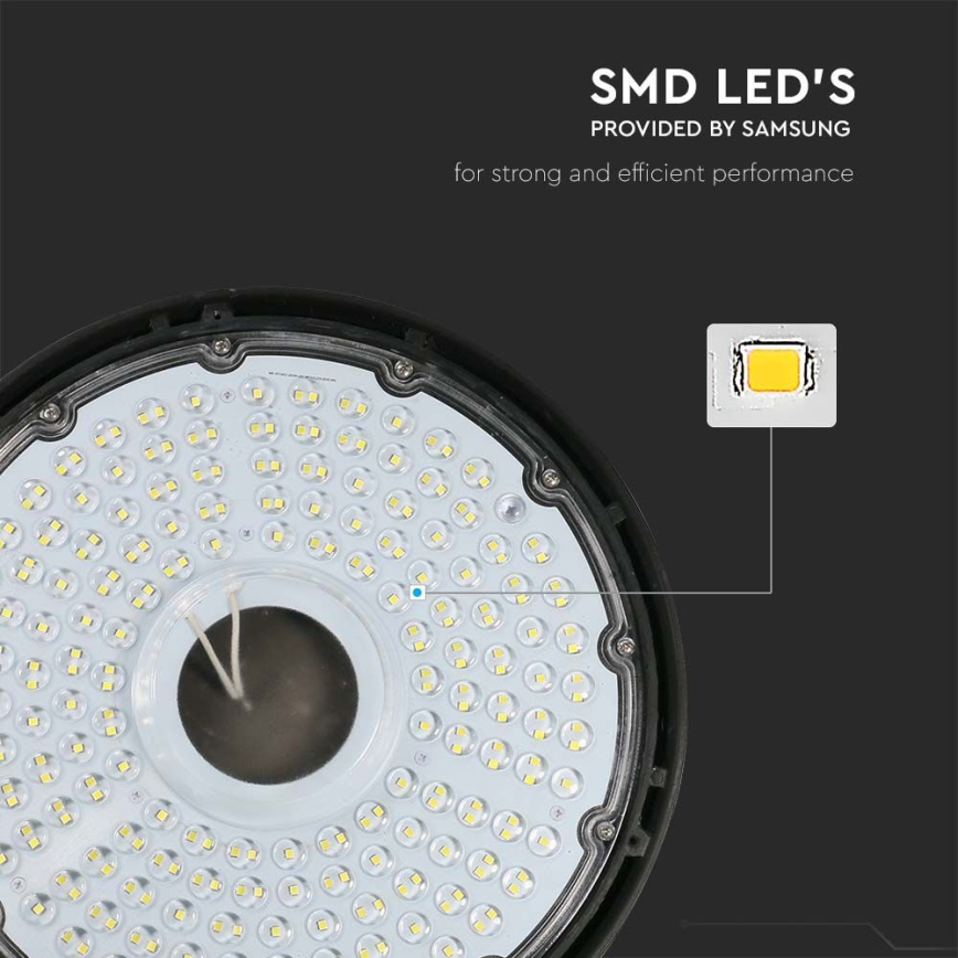 LED-tööstusvalgusti High Bay, 100 W, 230 V, 4000 K, IP65