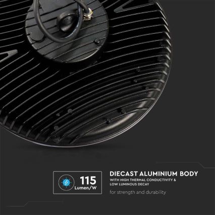 LED-tööstusvalgusti High Bay, 100 W, 230 V, 4000 K, IP65