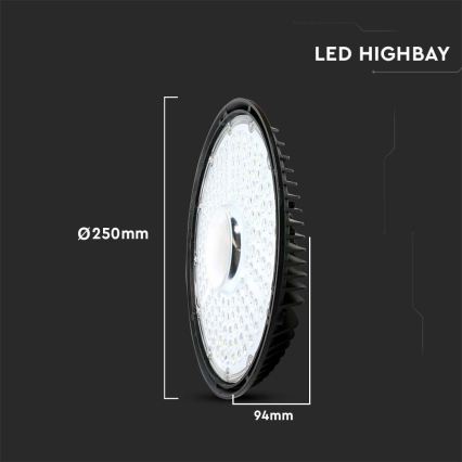 LED-tööstusvalgusti High Bay, 100 W, 230 V, 4000 K, IP65