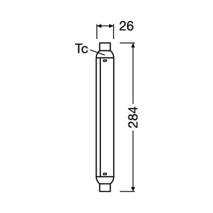 LED-toru LINE S15s/7W/230V 2700K - Osram