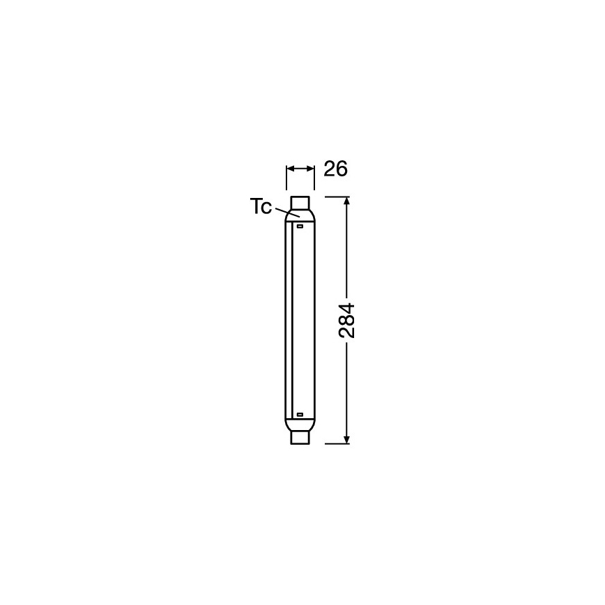 LED-toru LINE S15s/7W/230V 2700K - Osram
