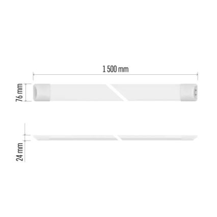 LED toruvalgusti MINO LED/50W/230V 4000K 150 cm