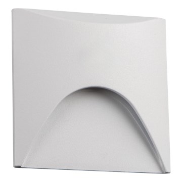 LED trepi valgusti EXIN LED/2,5W/230V 3000K IP65 valge ruudukujuline