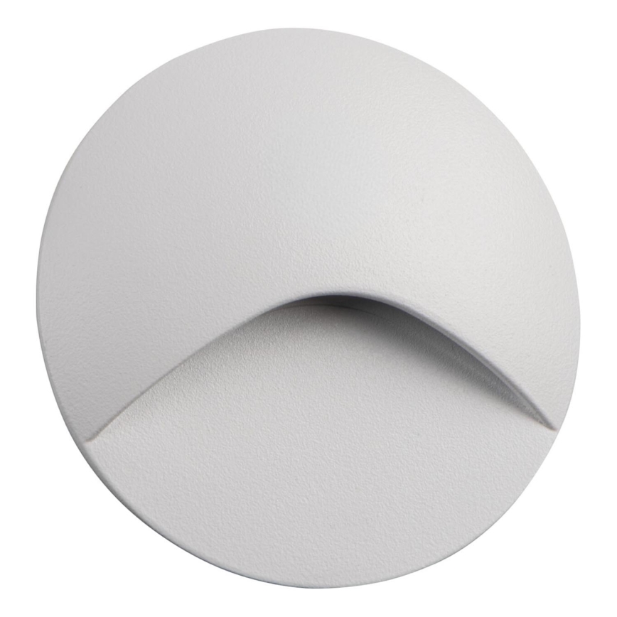LED-trepi valgusti EXIN LED/2,5W/230V 3000K IP65 valge ümmargune