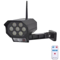LED turvakaamera makett anduriga ja päikesepaneeliga LED/5W/5,5V 800 mAh IP65 + kaugjuhtimispuldiga
