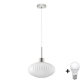 LED Üleminekvalgusti HARMA 1xE27/60W/230V läbimõõt 30 cm mattkroom/valge