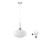 LED Üleminekvalgusti HARMA 1xE27/60W/230V läbimõõt 30 cm mattkroom/valge