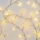 LED-valguskett, 100 LED, 2,7 m, soe valge, patareitoitega (3xAA)