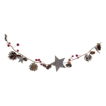 LED-valguskett 10xLED/3xAA 2,5 m soe valge