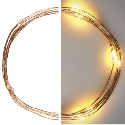LED-valguskett 20xLED/2,4m soe valge