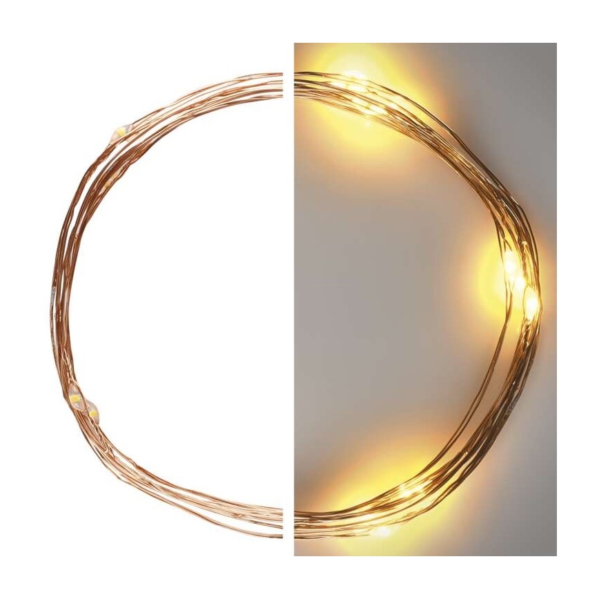 LED-valguskett 20xLED/2,4m soe valge