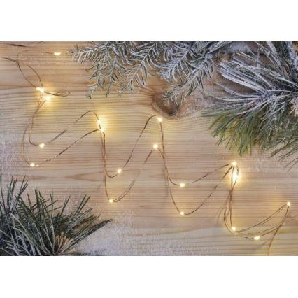LED-valguskett 20xLED/2,4m soe valge