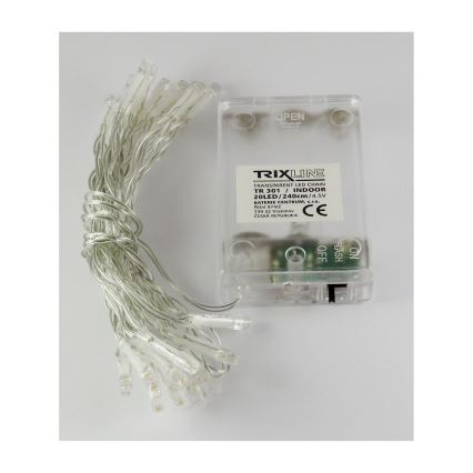 LED-valguskett 20xLED/2 funktsiooni 2,4m soe valge