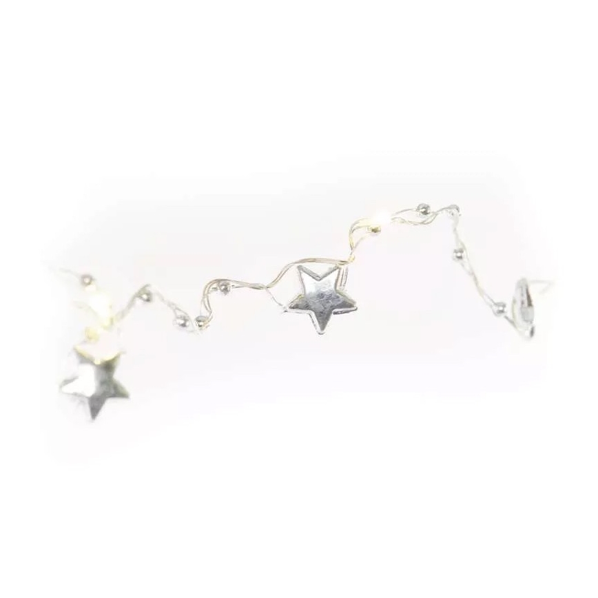 LED  valguskett 20xLED/2xAA 2,2 m soe valge