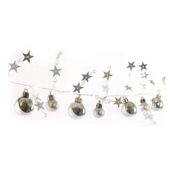 LED  valguskett 20xLED/2xAA 2,2 m soe valge