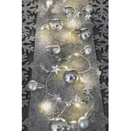 LED  valguskett 20xLED/2xAA 2,2 m soe valge