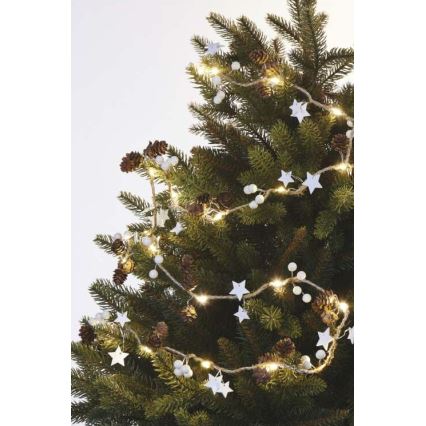 LED-valguskett 20xLED/2xAA 2 m
