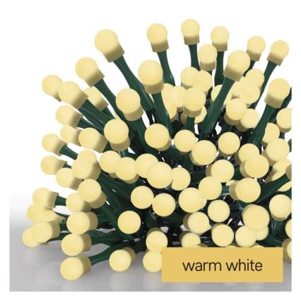 LED-valguskett 300xLED/230V/8 funktsiooni 35m IP44 soe valge