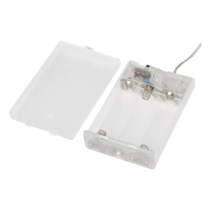 LED  valguskett 40xLED/3xAA 1,5 m soe valge