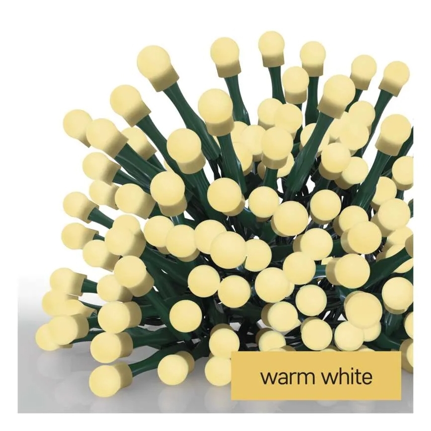 LED-valguskett 480xLED/8 funktsiooni 53m IP44 soe valge