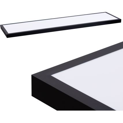 LED Valguspaneel LED/60W/230V 4000K 30x120 cm must