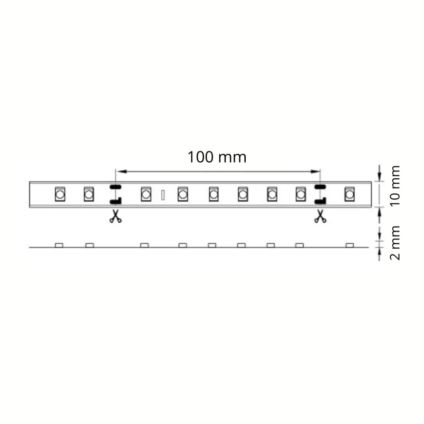 LED Valgusriba vannituppa 5m 28W/12V IP65 6500K