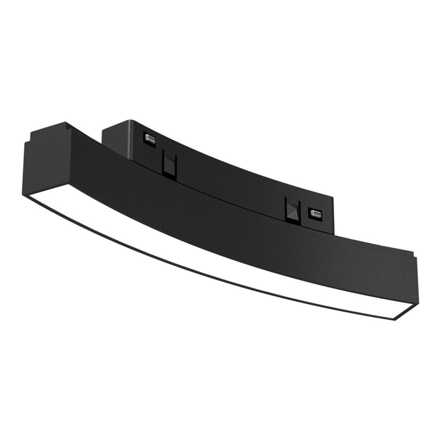 LED valgusti rööbassüsteemile MAGNETIC TRACK LED/10W/48V 3000K must