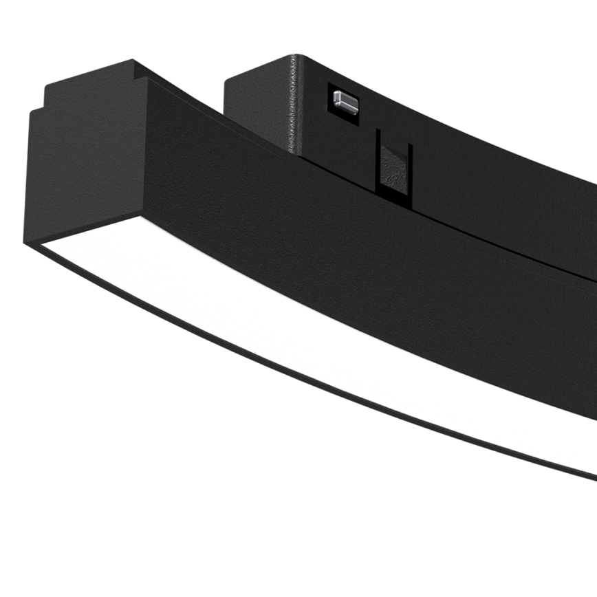 LED valgusti rööbassüsteemile MAGNETIC TRACK LED/10W/48V 3000K must