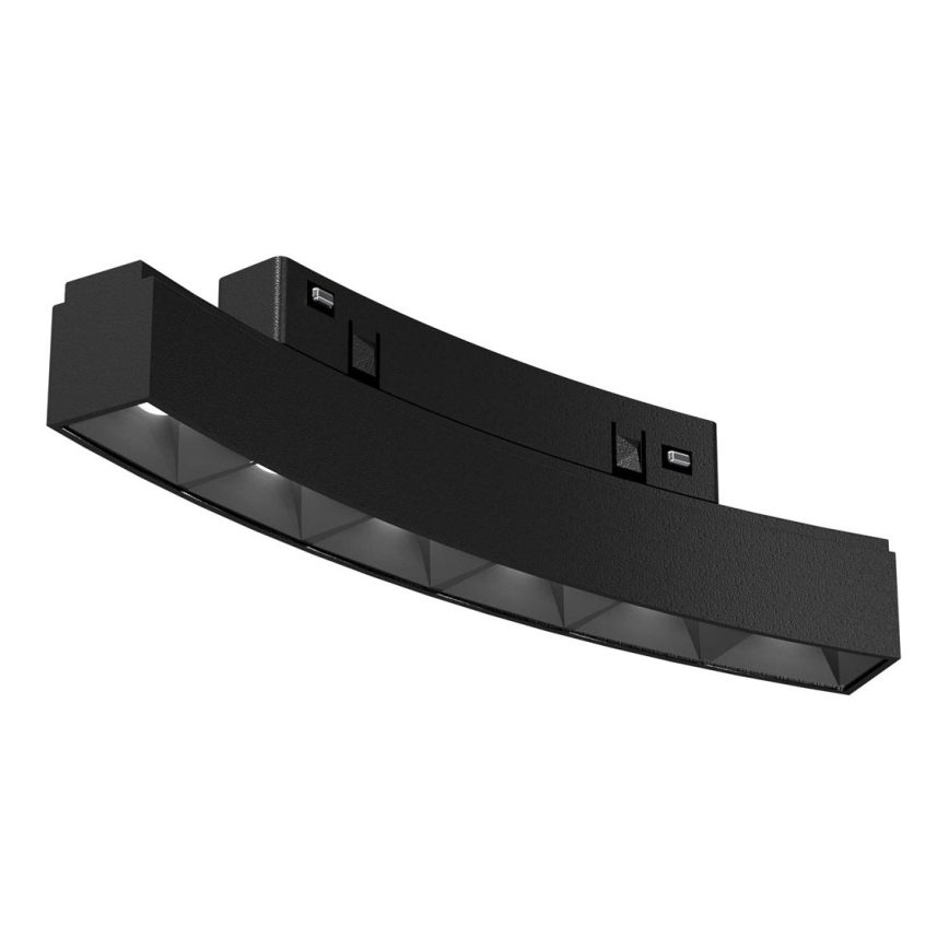 LED valgusti rööbassüsteemile MAGNETIC TRACK LED/6W/48V 3000K must