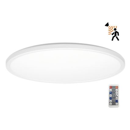 LED Valgusti vannituppa koos liikumis- ja hämardusanduriga NIVERA LED/32W/230V IP54 3000/4000/6000K d. 42 cm valge + kaugjuhtimispult