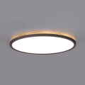 LED Valgusti vannituppa koos liikumis- ja hämardusanduriga NIVERA LED/24W/230V IP54 3000/4000/6000K d. 30 cm must + kaugjuhtimispult