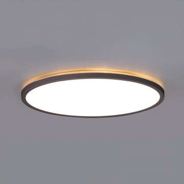 LED Valgusti vannituppa koos liikumis- ja hämardusanduriga NIVERA LED/32W/230V IP54 3000/4000/6000K d. 42 cm must + kaugjuhtimispult