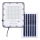 LED Väli Hämardatav päikesepaneeliga prožektor LED/100W/3,2V 4500K IP65 must + kaugjuhtimispult