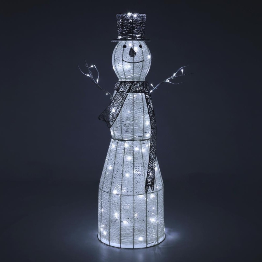 LED Väli jõuludekoratsioon LED/3,6W/230V/külm valge 124 cm IP44 lumememm