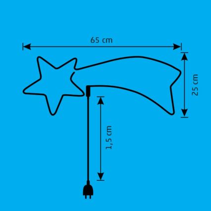 LED Väli jõulukaunistus LED/10W/230V IP44