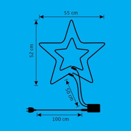 LED Väli jõulukaunistus LED/26W/230V IP44