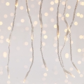LED Väli jõuluteemaline valguskardin CURTAIN 360xLED/3,6W/230V 2x2 m IP44 soe valge