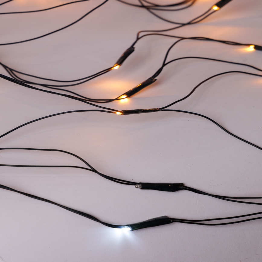 LED Väli jõuluteemaline valguskardin NET 240xLED/7,2W/230V 1,5x2 m IP44 soe valge
