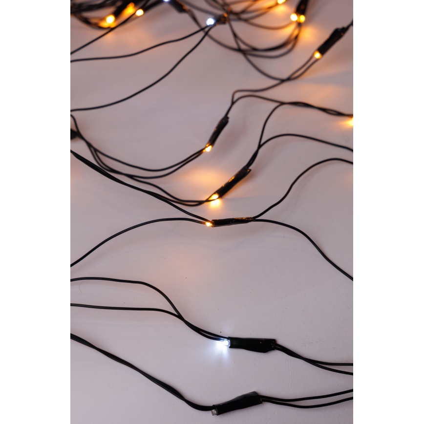 LED Väli jõuluteemaline valguskardin NET 240xLED/7,2W/230V 1,5x2 m IP44 soe valge