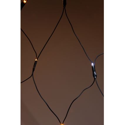 LED Väli jõuluteemaline valguskardin NET 240xLED/7,2W/230V 1,5x2 m IP44 soe valge