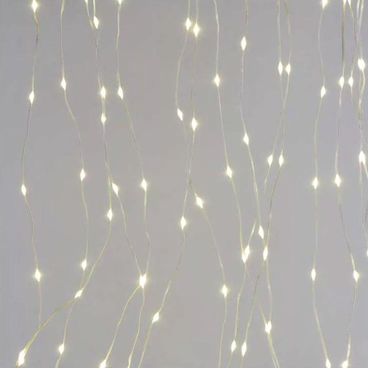 LED Väli jõuluteemaline valguskett 180xLED/8 funktsiooni 6,7 m IP44 soe valge