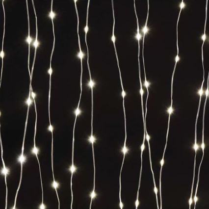 LED Väli jõuluteemaline valguskett 180xLED/8 funktsiooni 6,7 m IP44 soe valge