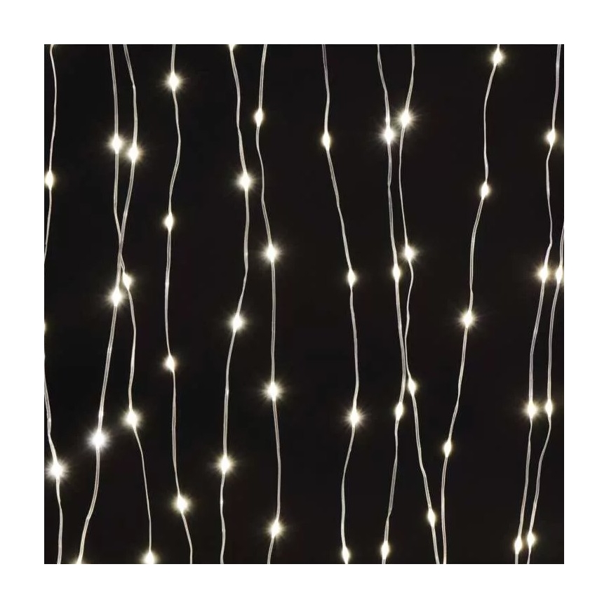 LED Väli jõuluteemaline valguskett 180xLED/8 funktsiooni 6,7 m IP44 soe valge