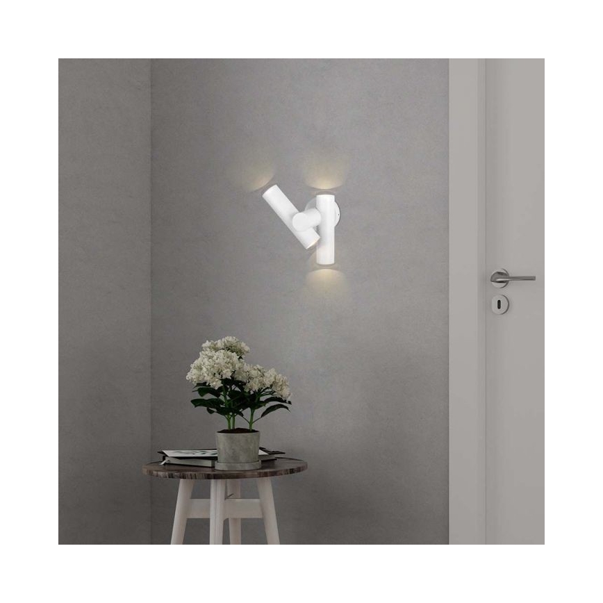 LED Paindlik väli kohtvalgusti 2xLED/3W/230V 3000K IP44 valge