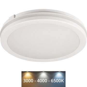 LEd Väli laevalgusti BENO E LED/30W/230V 3000/4000/6500K d. 30 cm IP65 valge