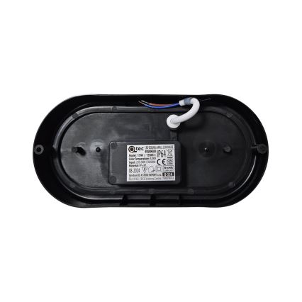 LEd Väli laevalgusti LED/15W/230V 4200K 20x9,8 cm IP64 must